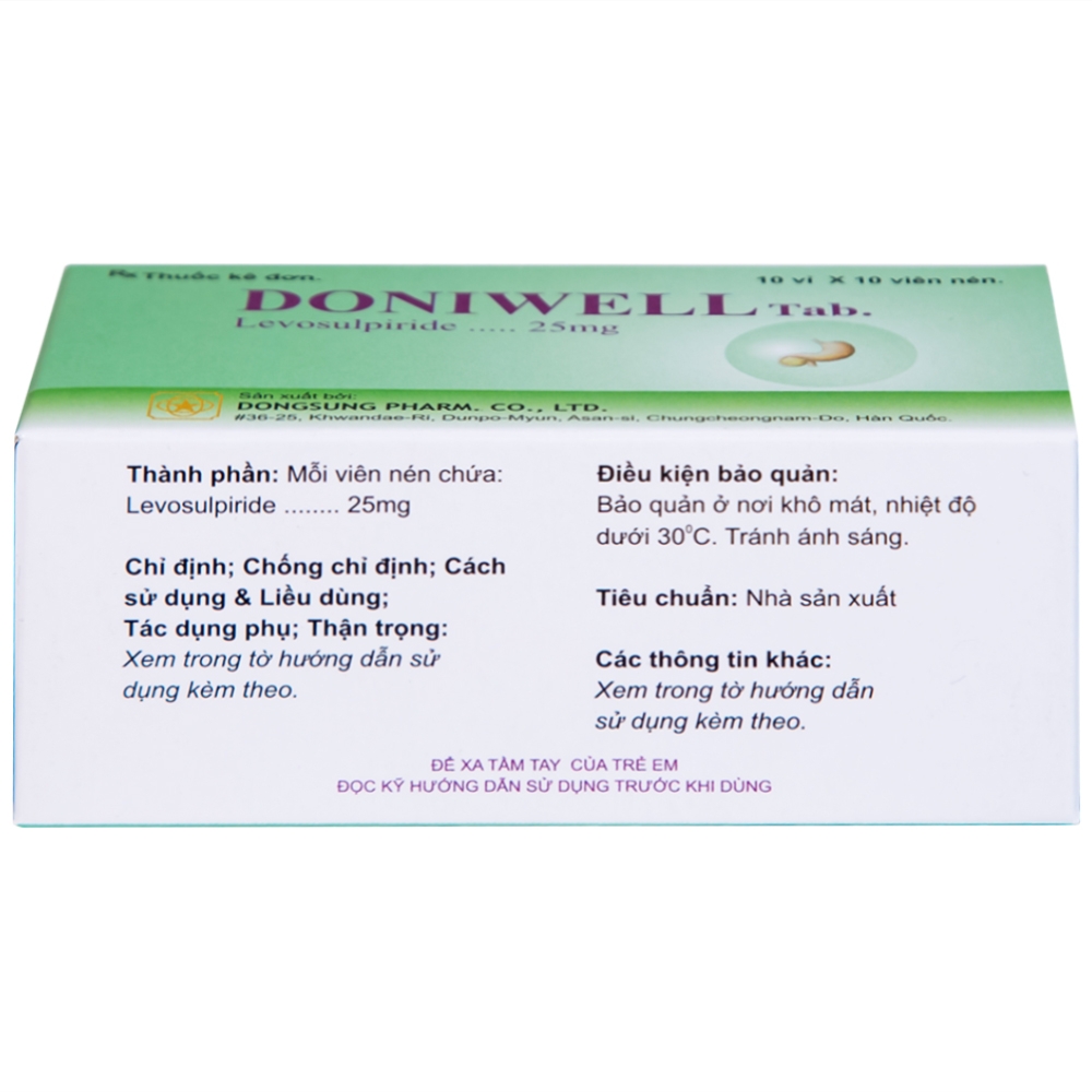 Hình ảnh Thuốc Doniwell Kyung Dong điều trị tâm thần phân liệt (10 vỉ x 10 viên)