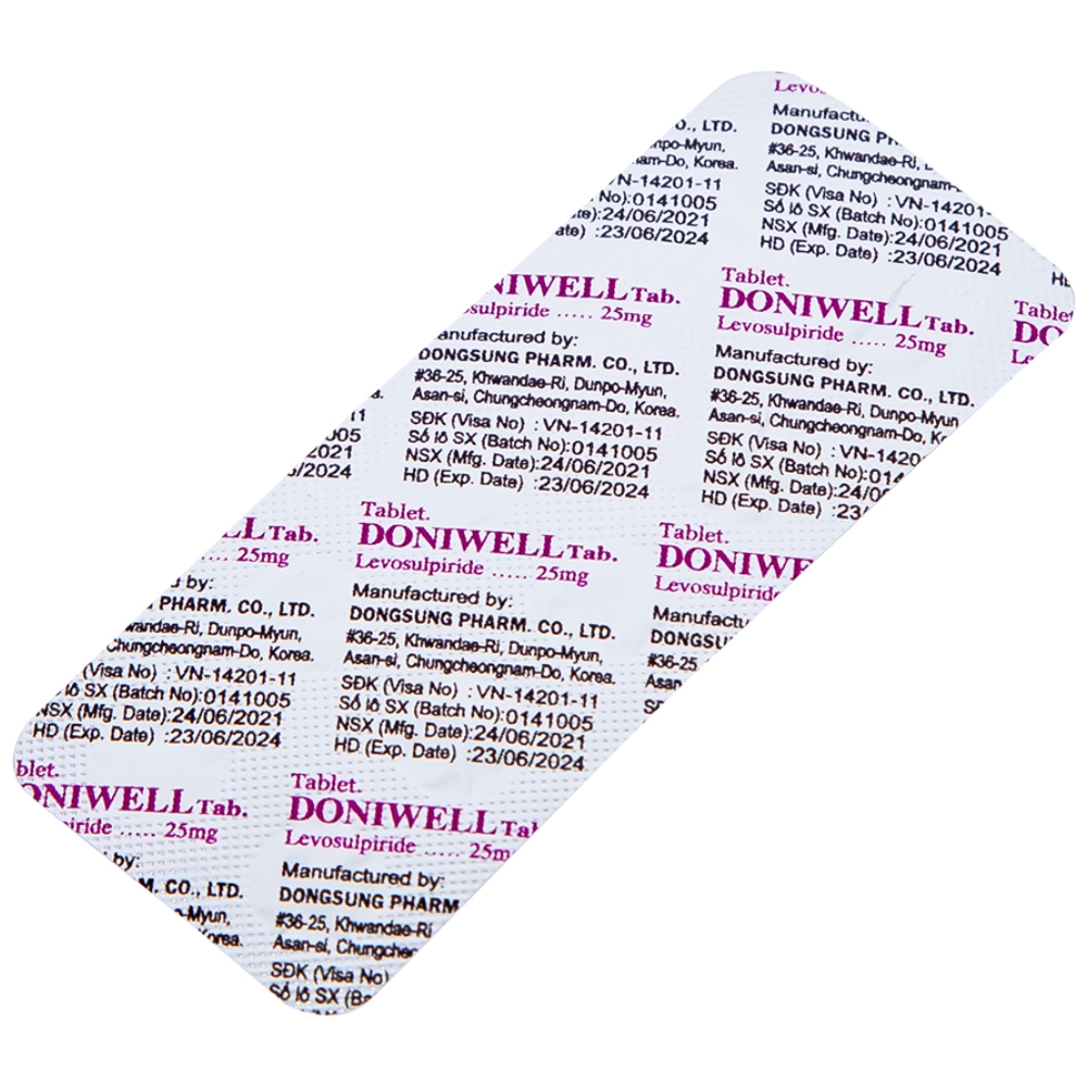 Hình ảnh Thuốc Doniwell Kyung Dong điều trị tâm thần phân liệt (10 vỉ x 10 viên)