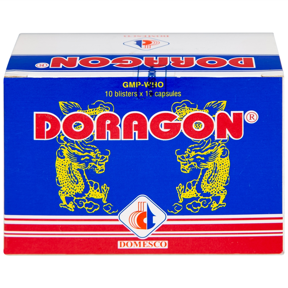 Hình ảnh Thuốc Doragon Domesco hỗ trợ hạ men gan (10 vỉ x 10 viên)