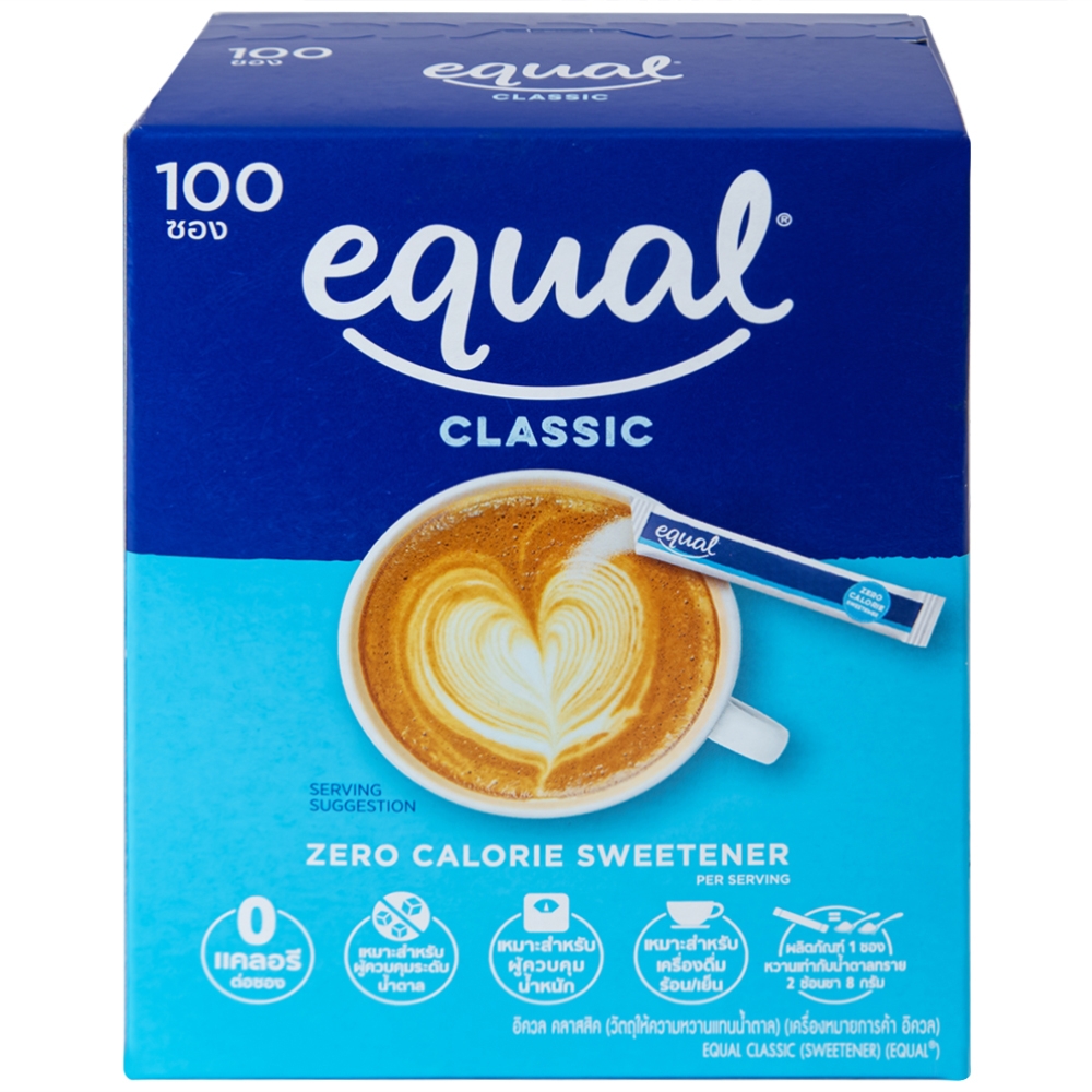 Hình ảnh Đường ăn kiêng Equal Classic Zero Calorie Sweetener (100 gói x 1g)