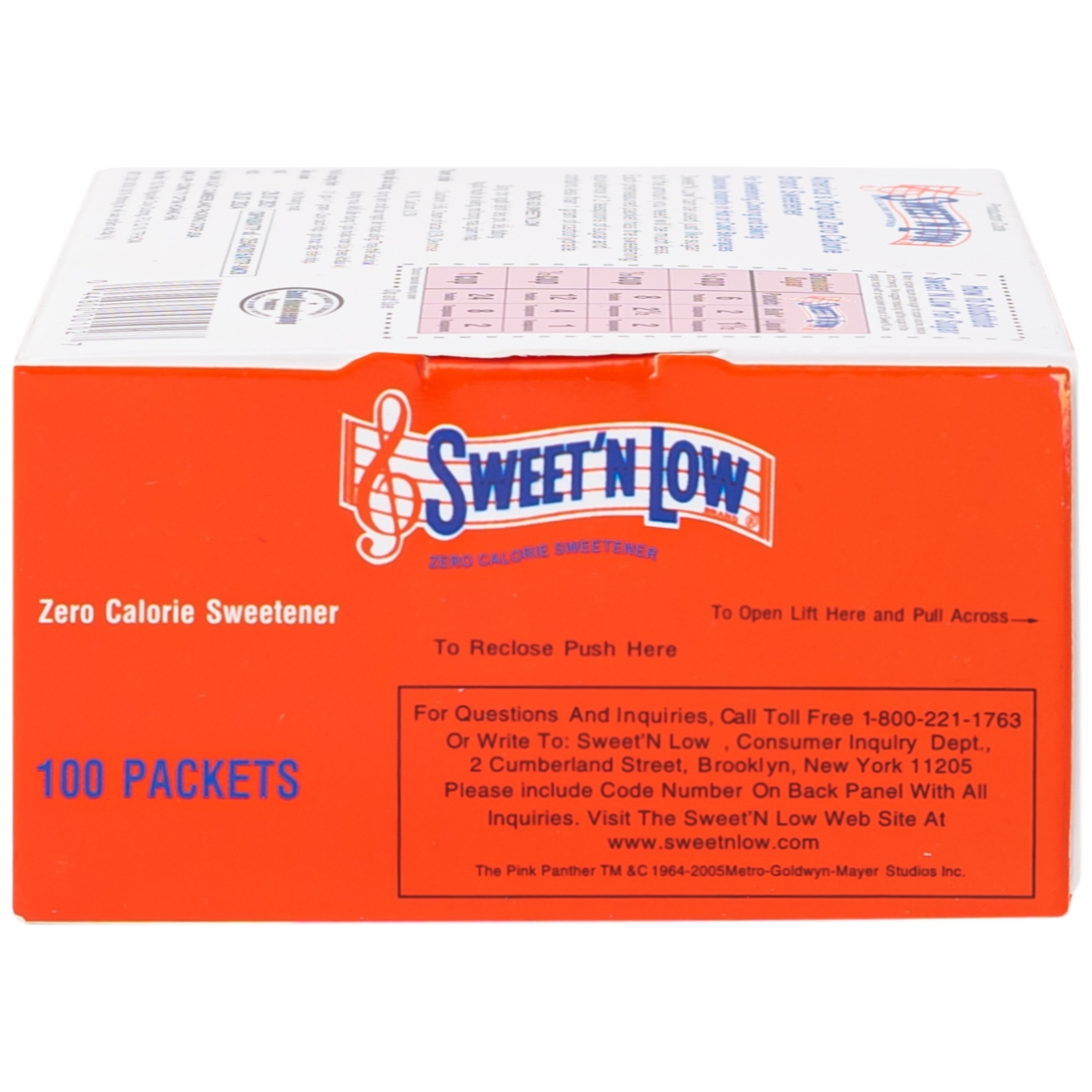 Hình ảnh Đường ăn kiêng Sweet'n Low Cumberland Packing Corp cho người béo phì (100 gói)