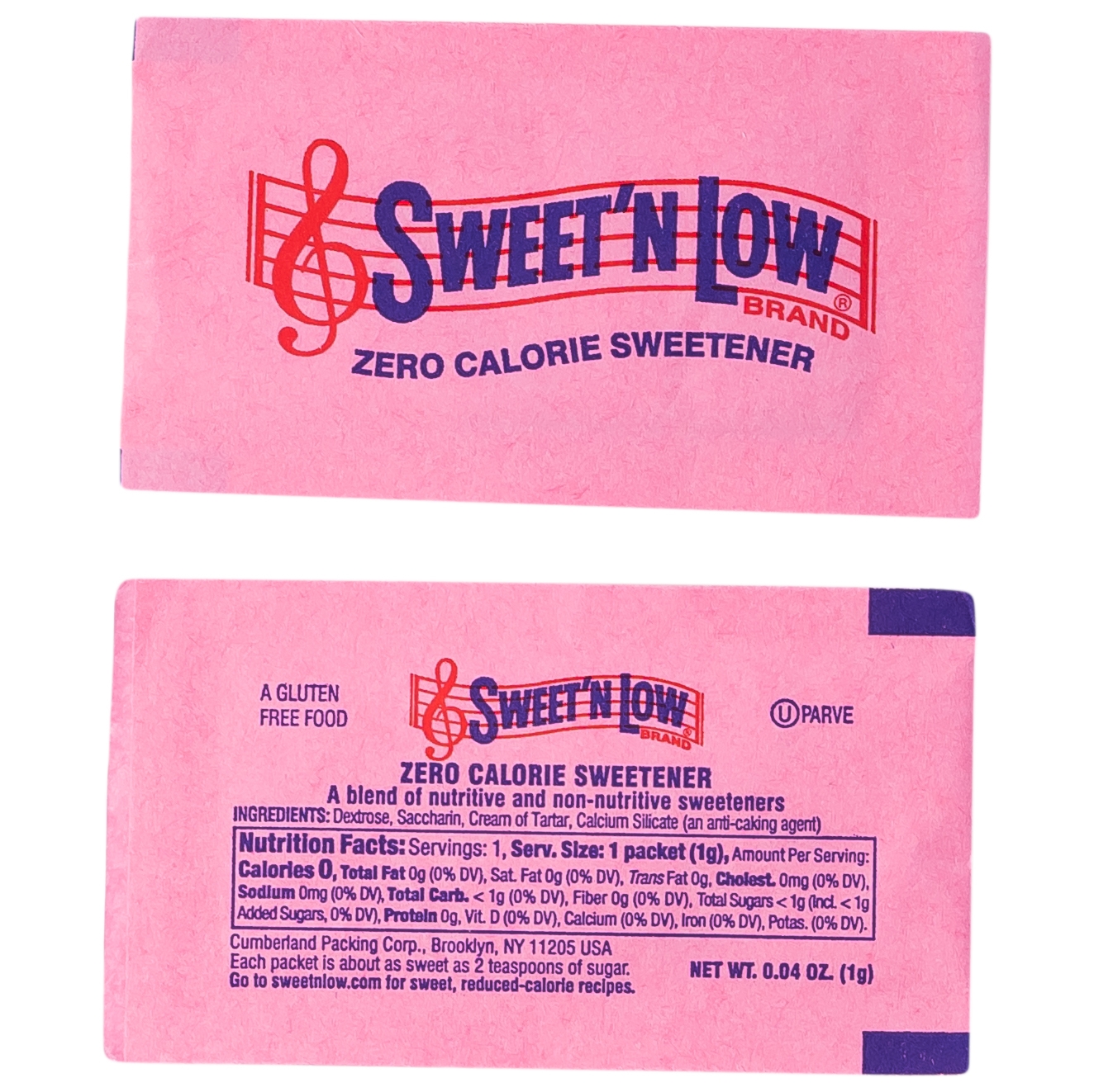 Hình ảnh Đường ăn kiêng Sweet'n Low Cumberland Packing Corp cho người béo phì (100 gói)