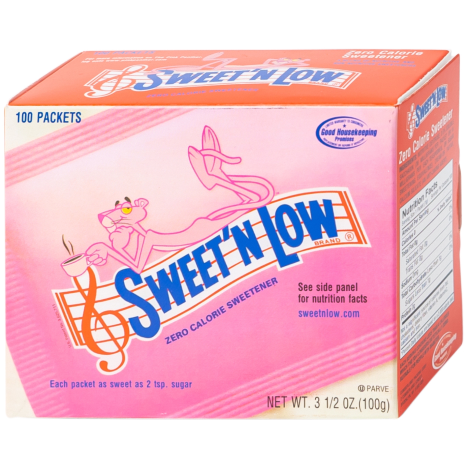 Hình ảnh Đường ăn kiêng Sweet'n Low Cumberland Packing Corp cho người béo phì (100 gói)