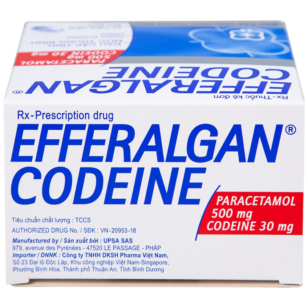 Hình ảnh Viên sủi Efferalgan Codeine giảm đau cấp tính mức độ trung bình (10 vỉ x 4 viên)