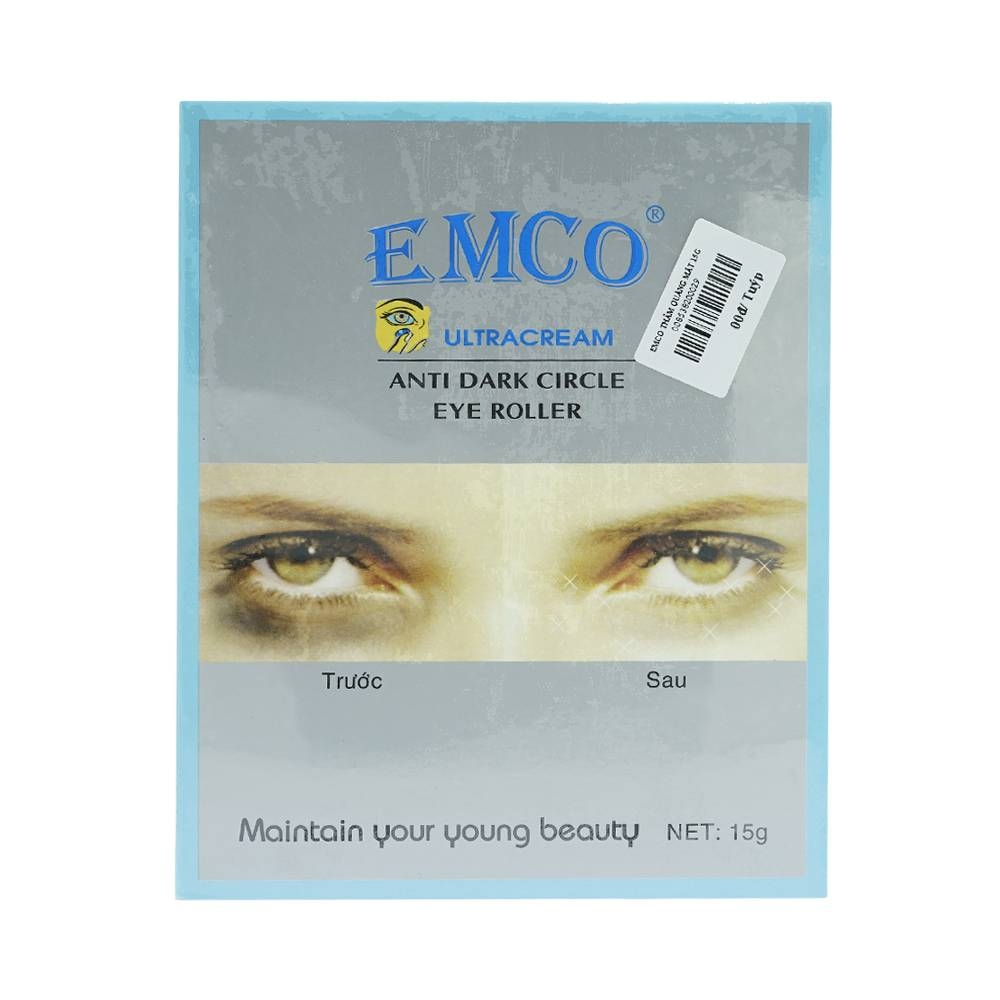Hình ảnh Lăn chăm sóc thâm quầng mất Emco UltraCream giảm vết nhăn nơi đuôi mắt, dưỡng da vùng mắt (15g)