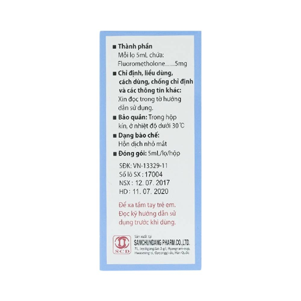 Hình ảnh Thuốc tra mắt Eporon điều trị viêm mí mắt, viêm kết mạc (5ml)