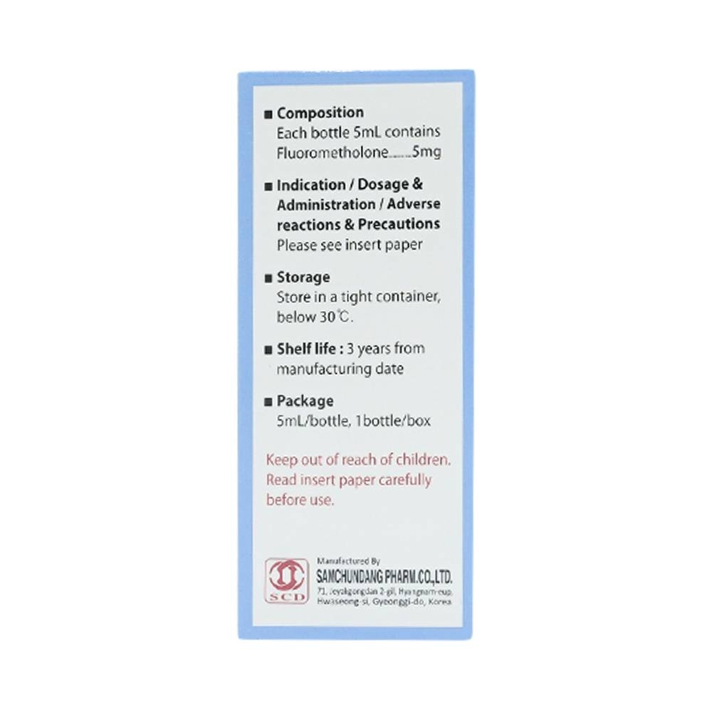 Hình ảnh Thuốc tra mắt Eporon điều trị viêm mí mắt, viêm kết mạc (5ml)