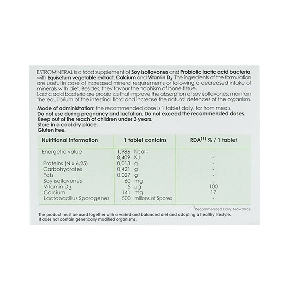Hình ảnh Viên uống Estromineral Meda hỗ trợ tăng cường nội tiết tố (3 vỉ x 10 viên)