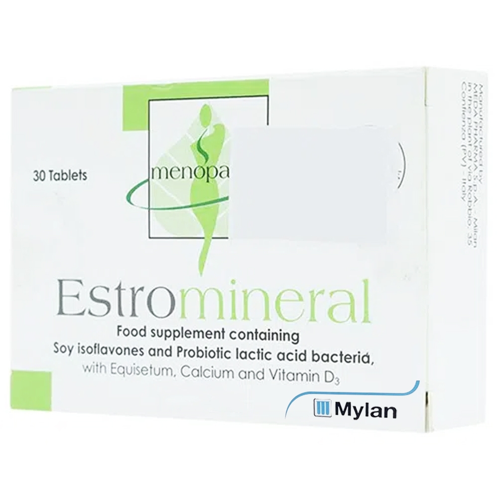 Hình ảnh Viên uống Estromineral Meda hỗ trợ tăng cường nội tiết tố (3 vỉ x 10 viên)