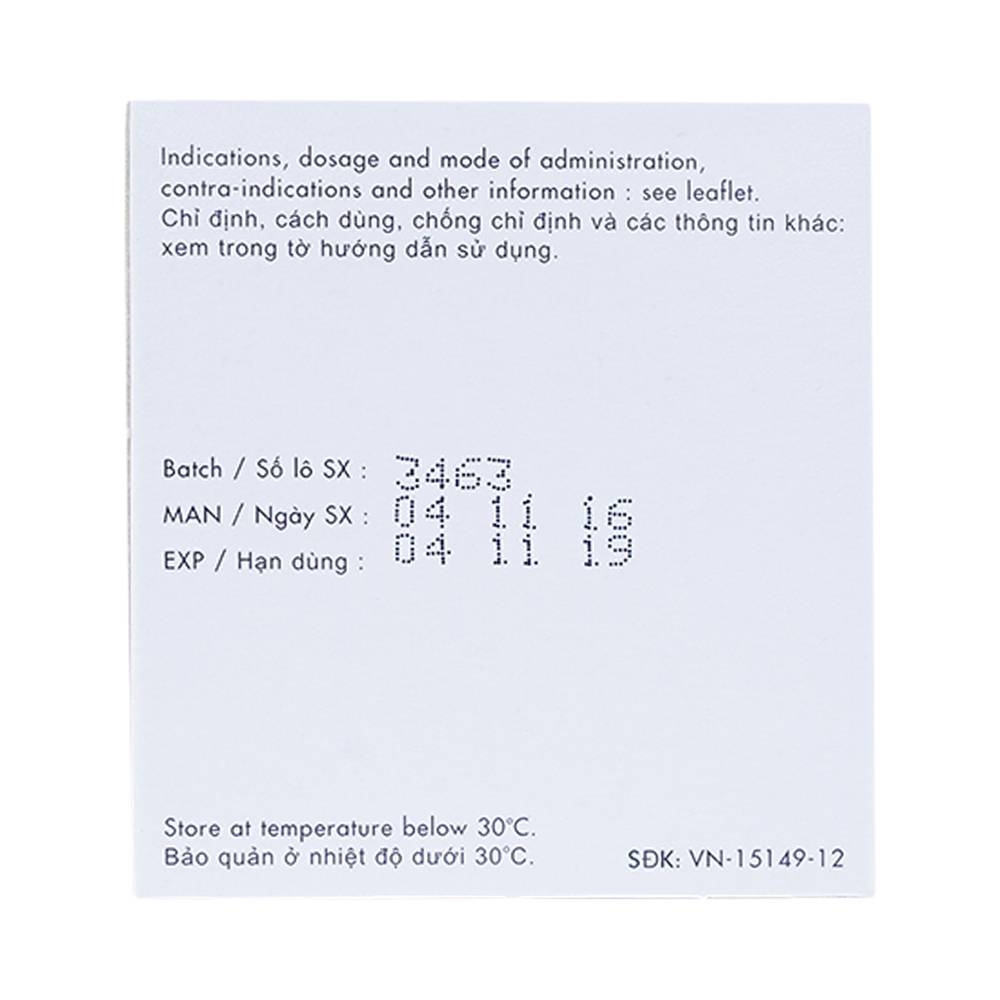 Hình ảnh Cốm Exomuc Bouchara điều trị rối loạn chất tiết phế quản (30 gói)