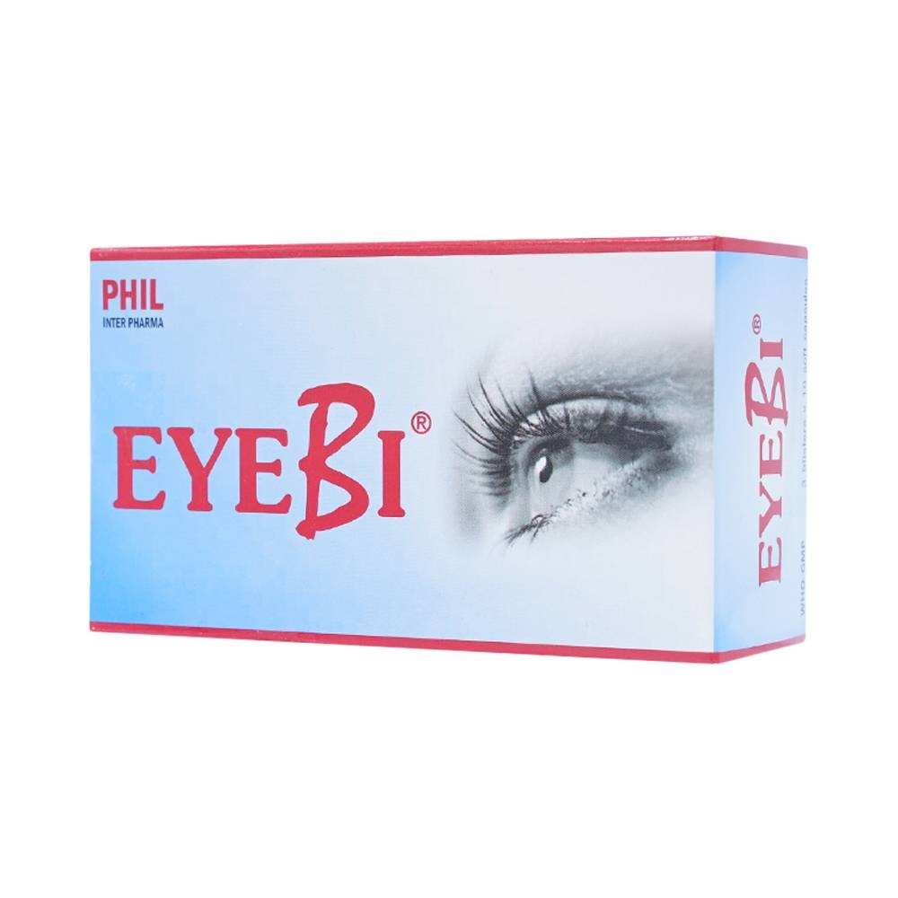 Hình ảnh Thuốc Eyebi Phil hỗ trợ điều trị quáng gà, cận thị (3 vỉ x 10 viên)