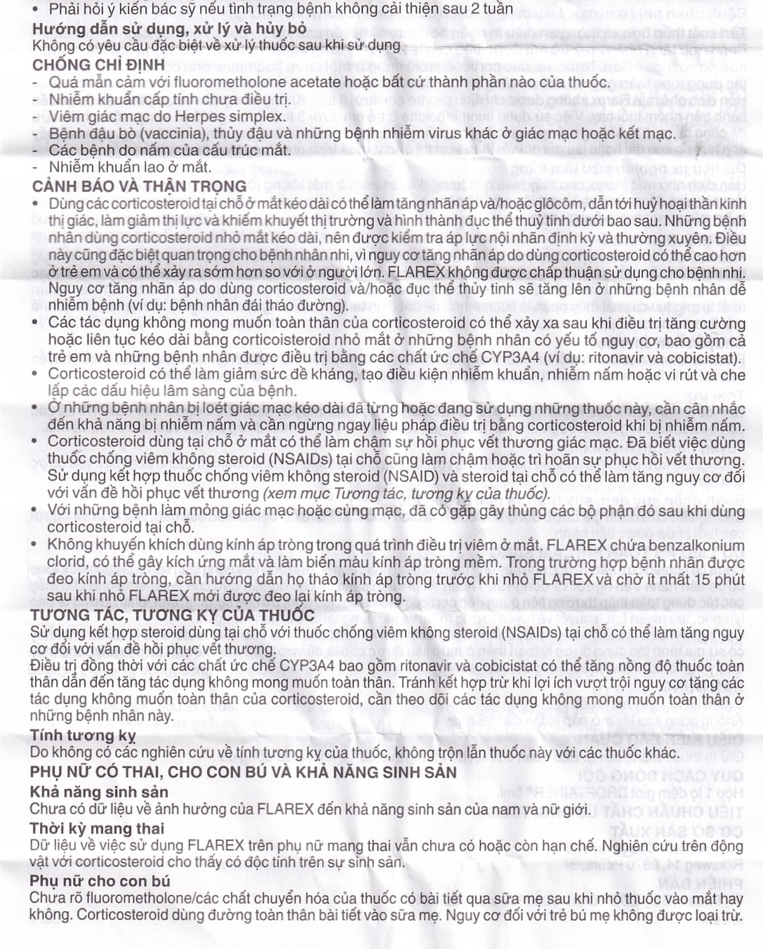 Hình ảnh Thuốc nhỏ mắt Flarex Alcon điều trị viêm không nhiễm khuẩn (5ml)