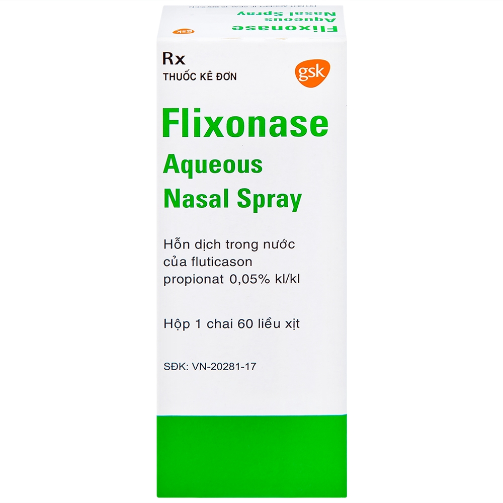 Hình ảnh Xịt mũi Flixonase 0.05% GSK điều trị viêm mũi dị ứng (60 liều)