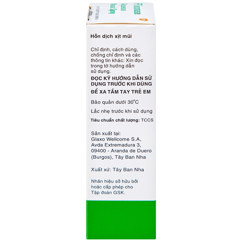 Hình ảnh Xịt mũi Flixonase 0.05% GSK điều trị viêm mũi dị ứng (60 liều)