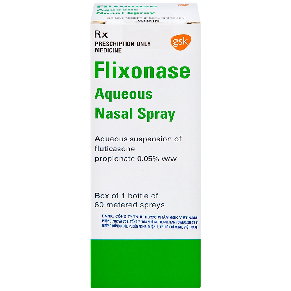Hình ảnh Xịt mũi Flixonase 0.05% GSK điều trị viêm mũi dị ứng (60 liều)