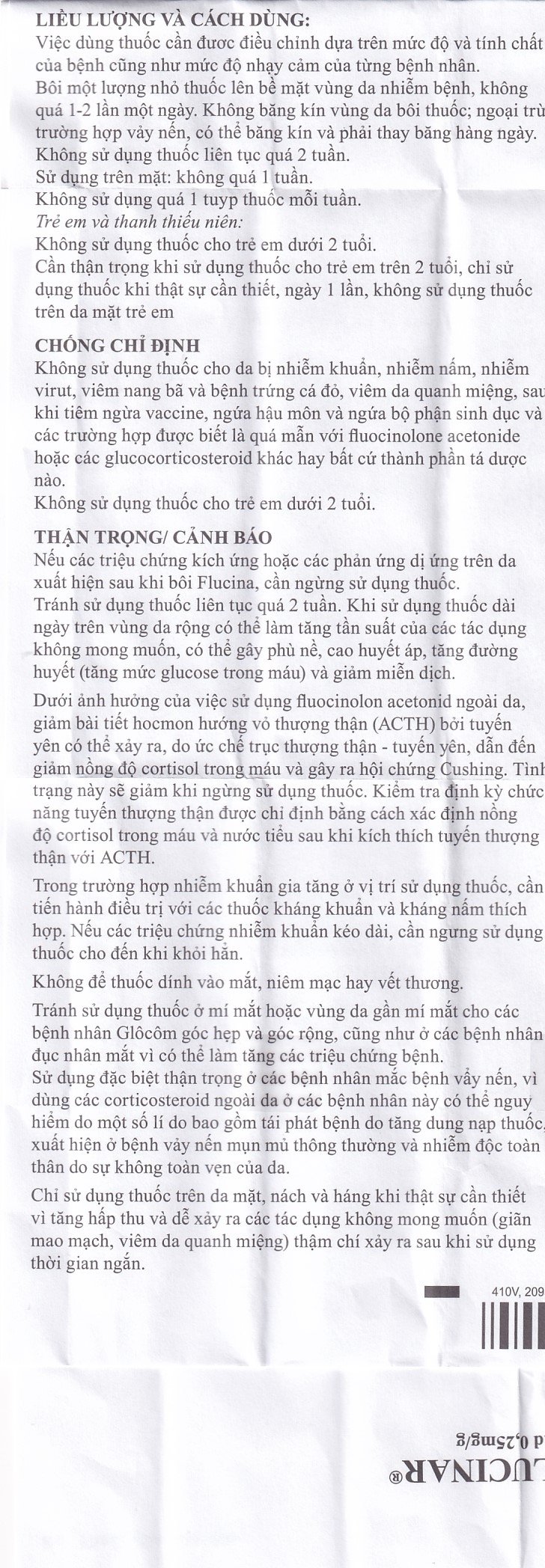 Hình ảnh Thuốc mỡ Flucinar Jelfa điều trị viêm da (15g)