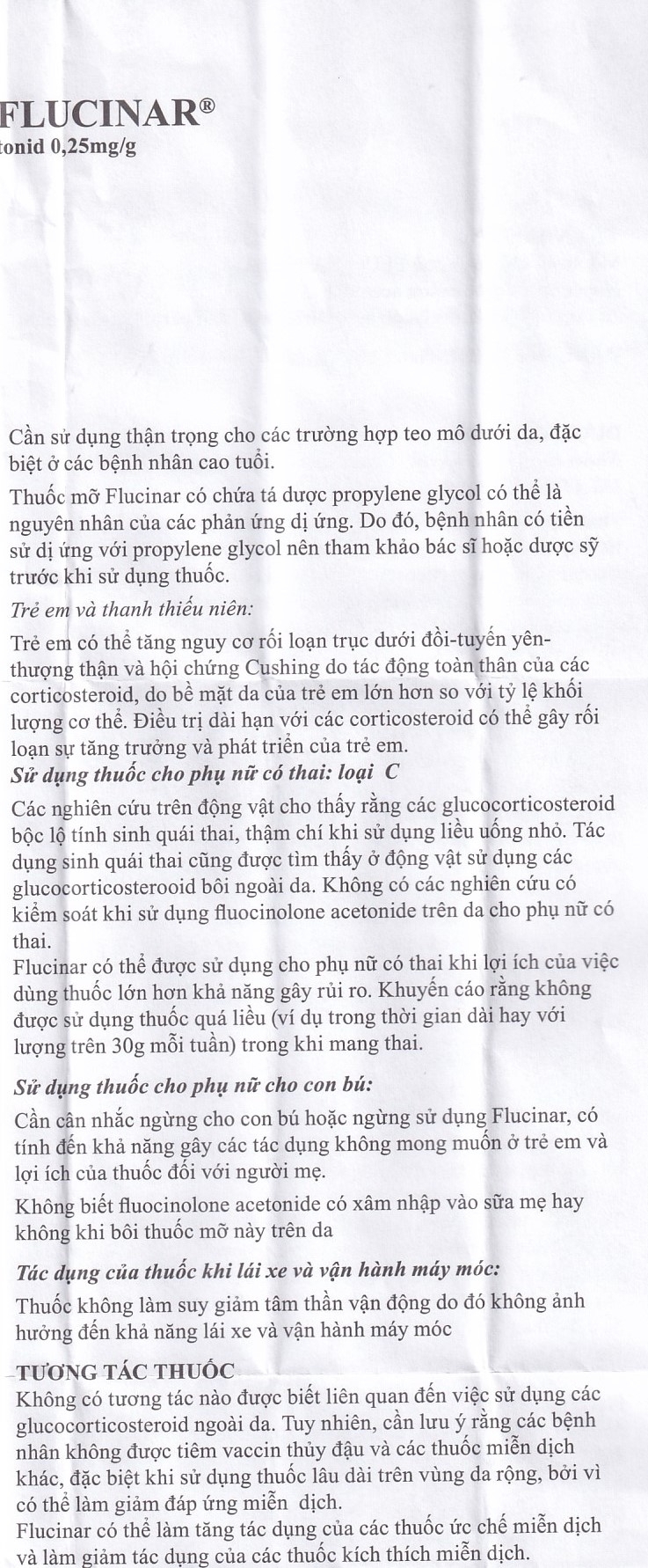 Hình ảnh Thuốc mỡ Flucinar Jelfa điều trị viêm da (15g)