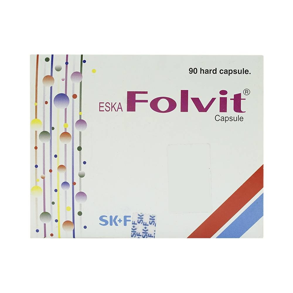 Hình ảnh Thuốc Eskafolvit Capsule Eskayef phòng và điều trị bệnh thiếu máu do thiếu sắt (15 vỉ x 6 viên)