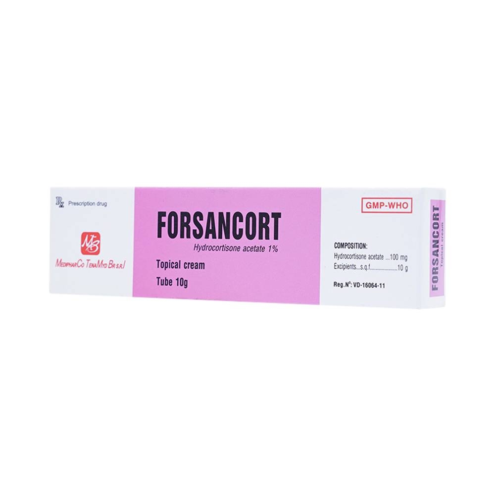 Hình ảnh Kem bôi da Forsancort Medipharco điều trị viêm da tiếp xúc (10g)