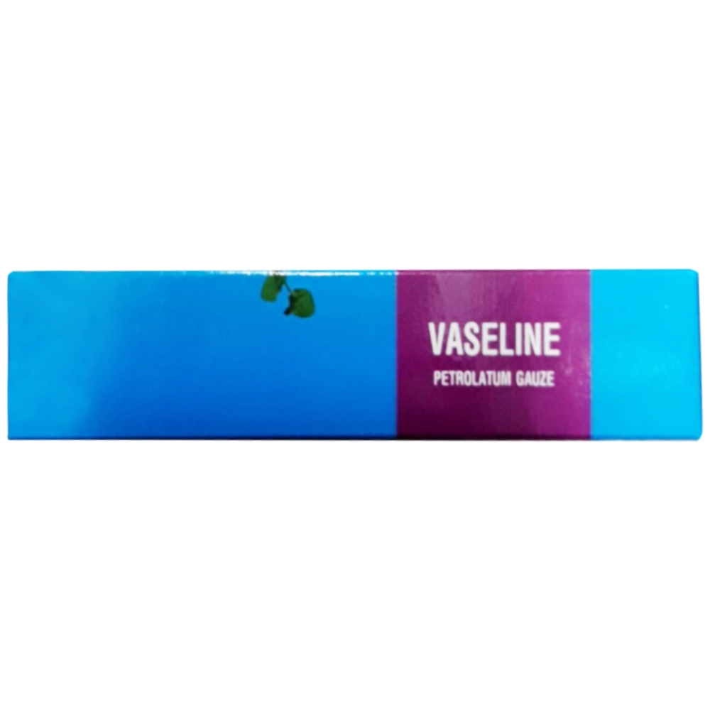 Hình ảnh Gạc Vaseline MiloVas Nam Hùng Phương hỗ trợ bảo vệ vết thương (10 miếng)