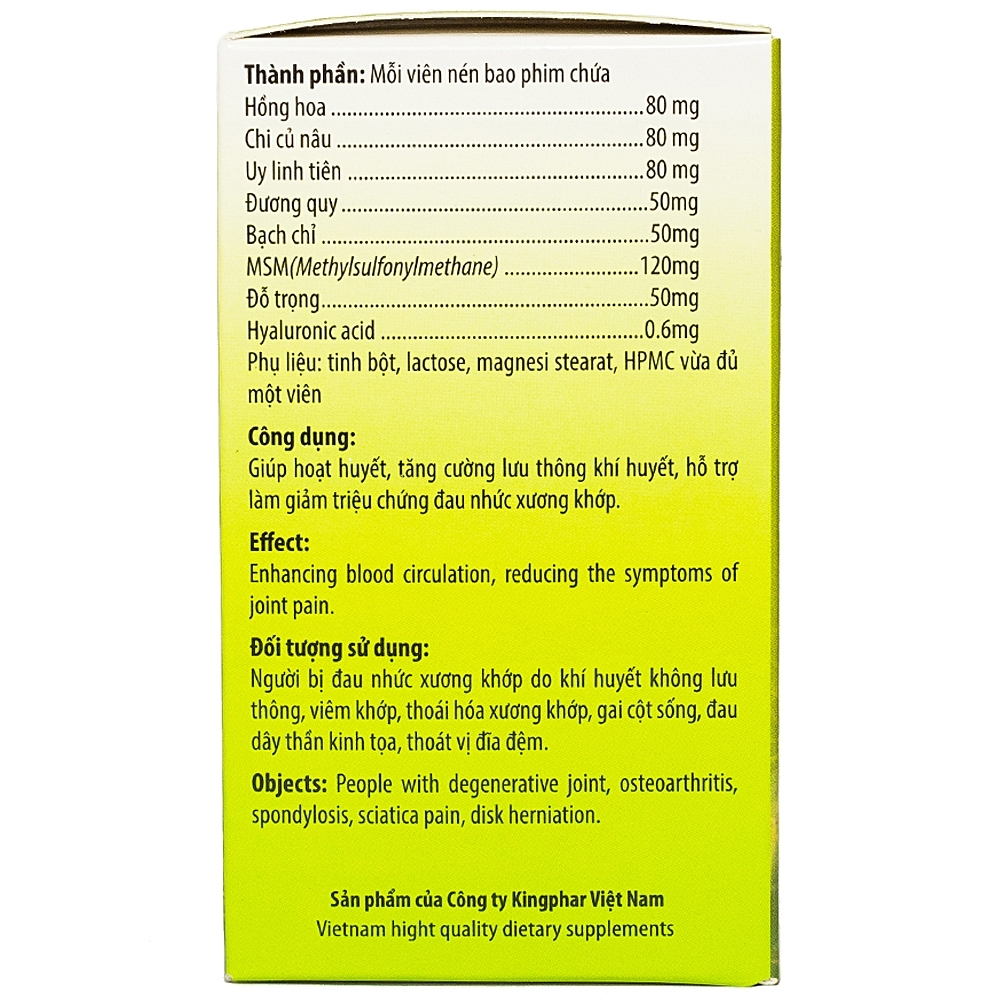 Hình ảnh Viên uống Gai Xương Kingphar hoạt huyết, tăng cường lưu thông khí huyết (40 viên)
