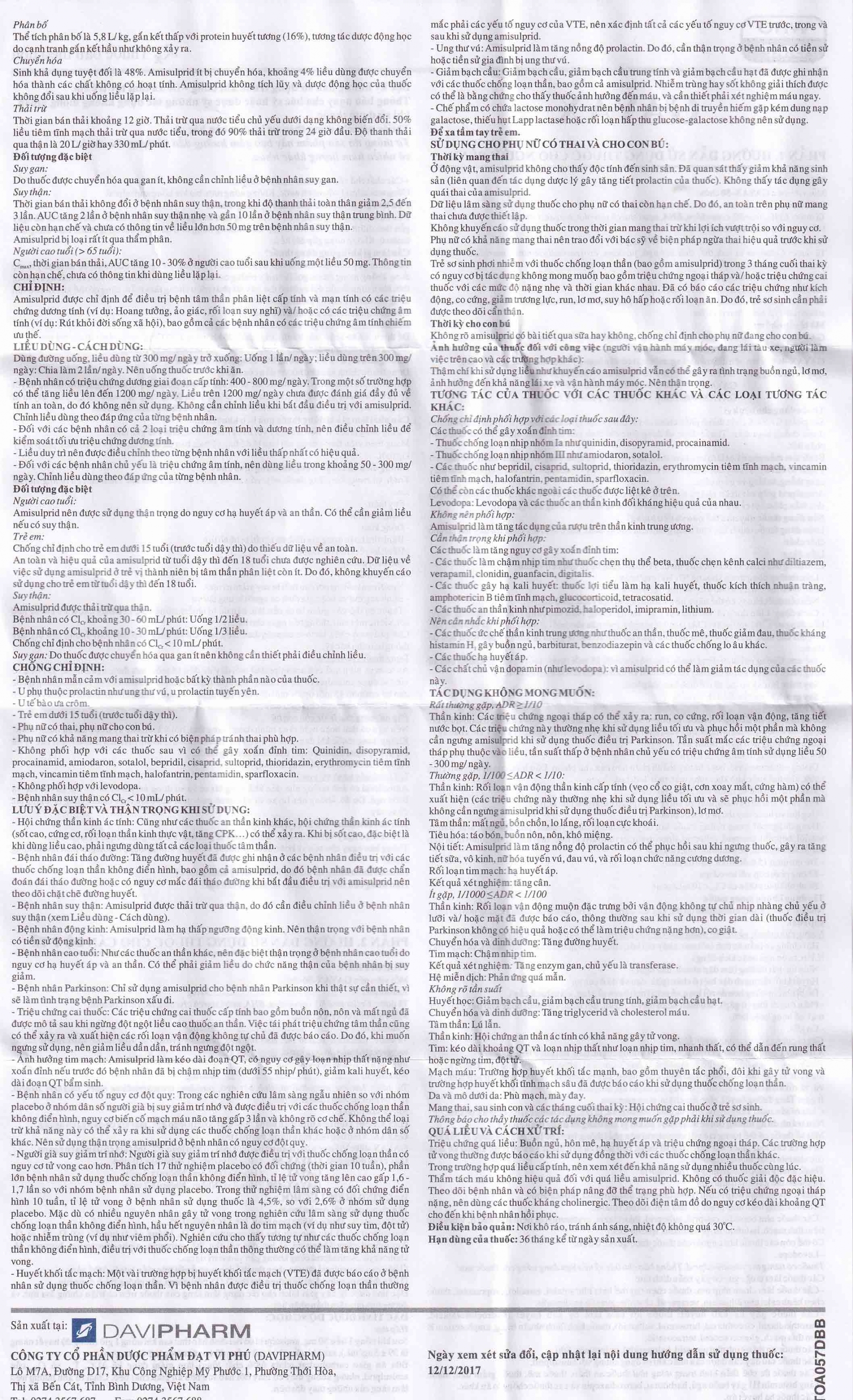 Hình ảnh Thuốc GayaX Davipharm điều trị tâm thần phân liệt (4 vỉ x 7 viên)