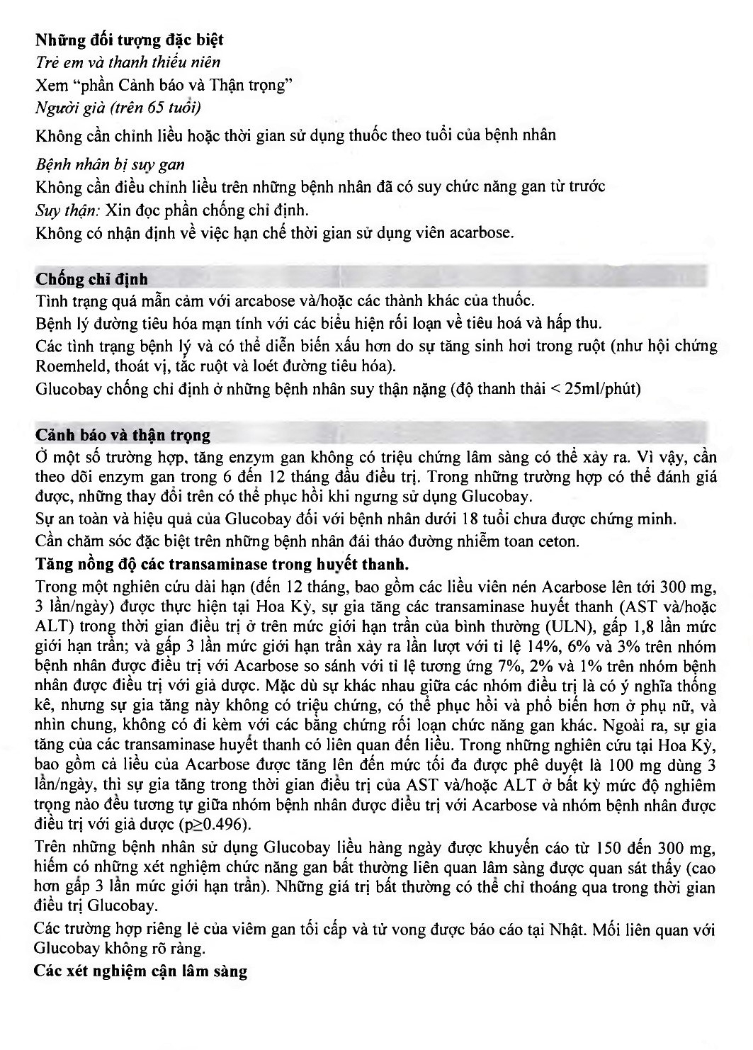 Hình ảnh Thuốc Glucobay 50 điều trị kết hợp chế độ ăn kiêng cho bệnh nhân đái tháo đường (10 vỉ x 10 viên)