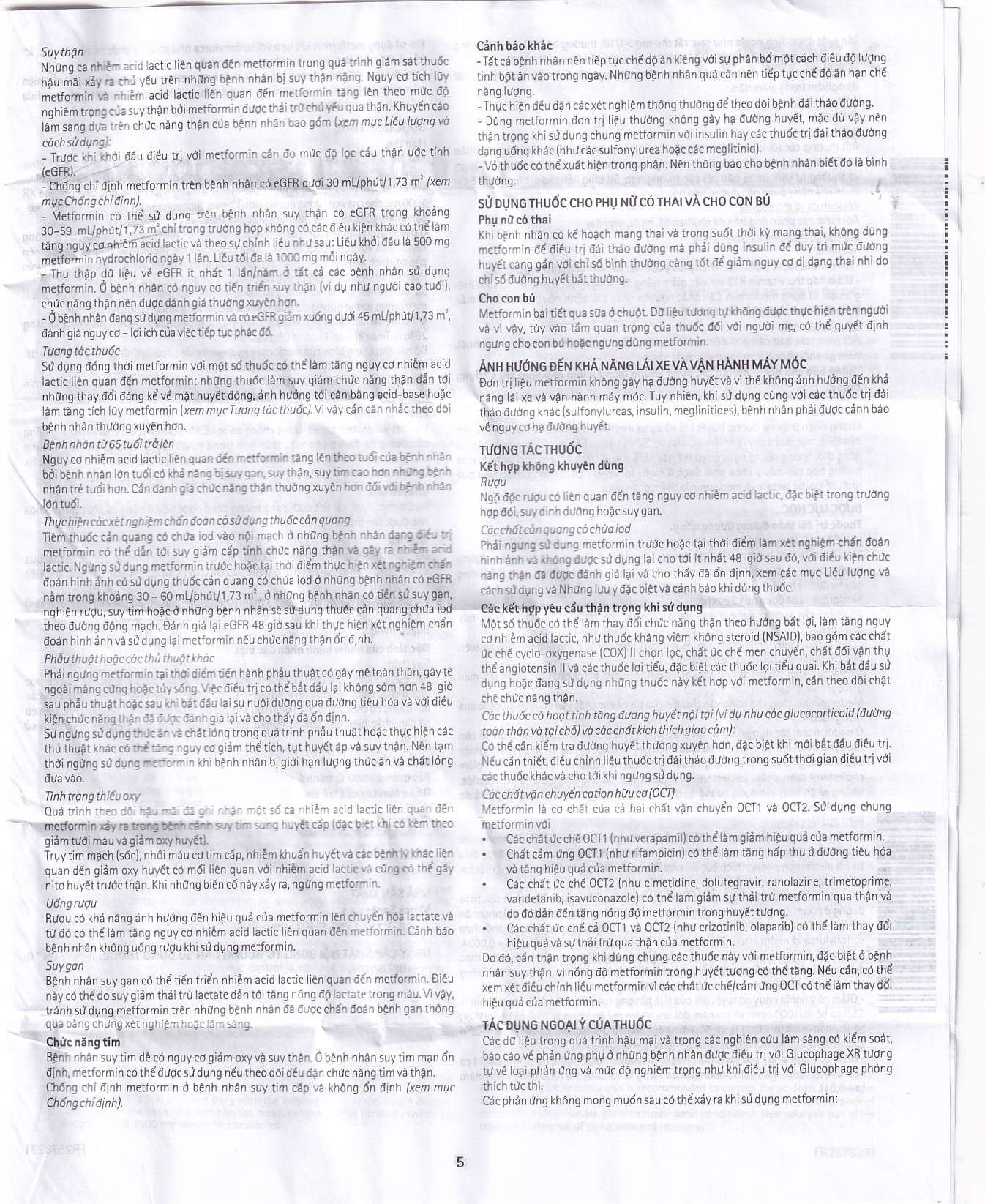 Hình ảnh Thuốc Glucophage XR 1000mg Merck điều trị tiểu đường típ 2 (3 vỉ x 10 viên)