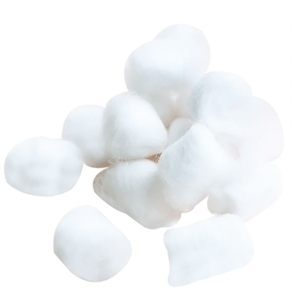 Hình ảnh Bông viên đa dụng Kotton Beauty Bạch Tuyết làm sạch da, tẩy trang, vệ sinh móng (80g)