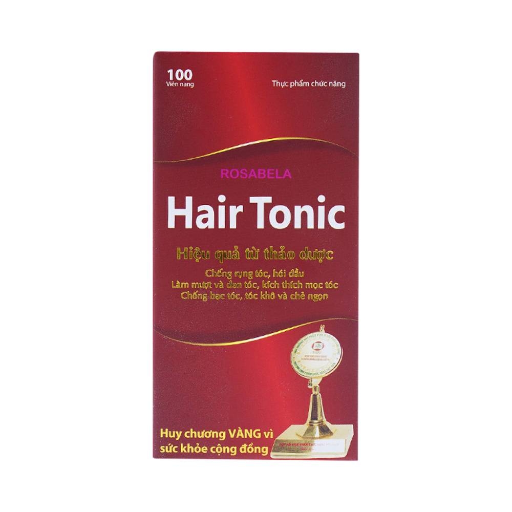 Hình ảnh Viên uống Hair Tonic Rosabela chống rụng tóc, hói đầu (100 viên)