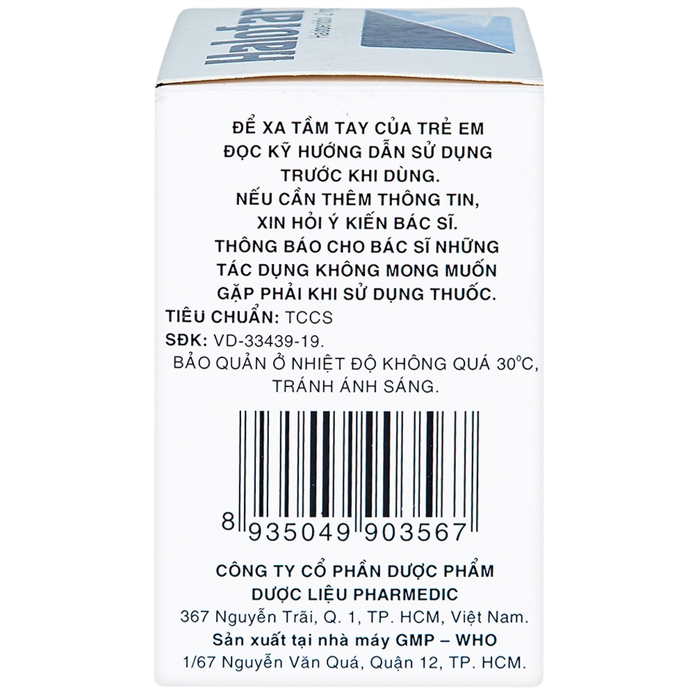 Hình ảnh Thuốc Halofar Pharmedic điều trị các biểu hiện rối loạn tâm thần (10 vỉ x 20 viên)