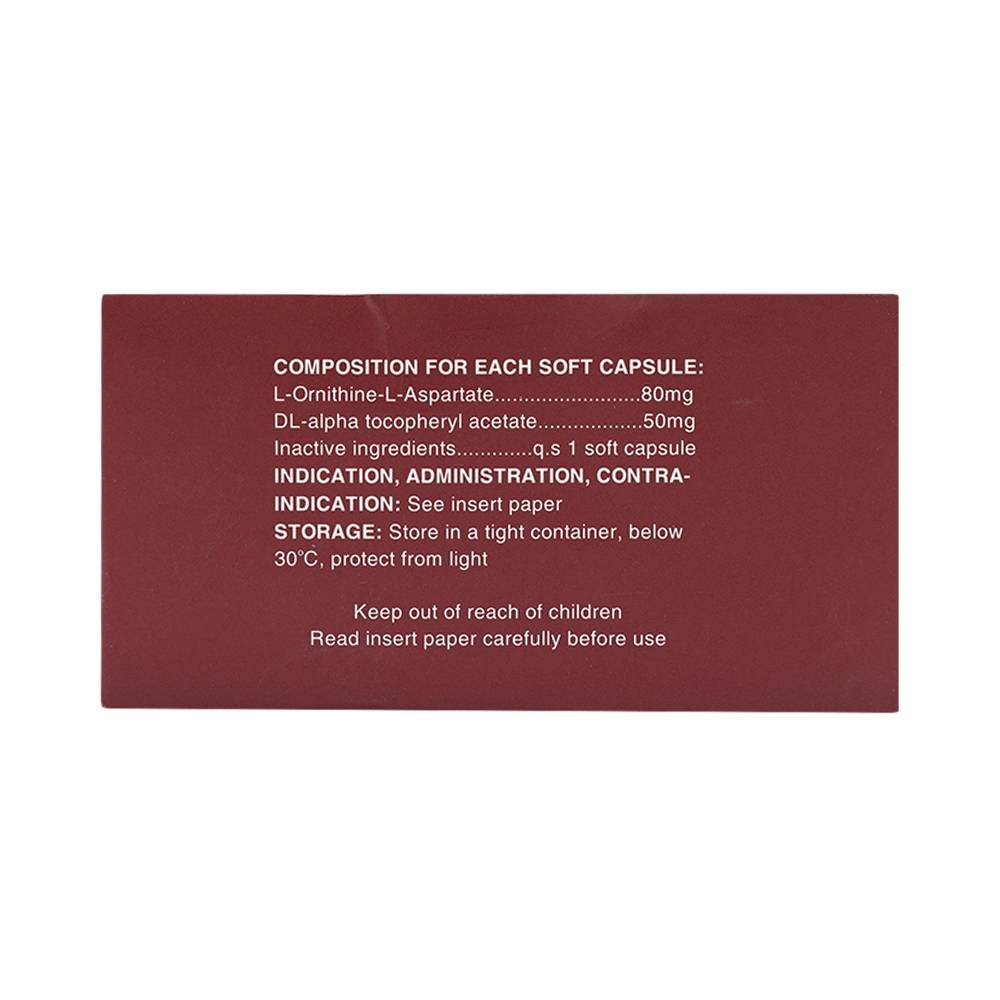 Hình ảnh Thuốc Hepalkey Phil dùng trong trường hợp tăng amoniac do viêm gan cấp và mãn tính (12 vỉ x 10 viên)