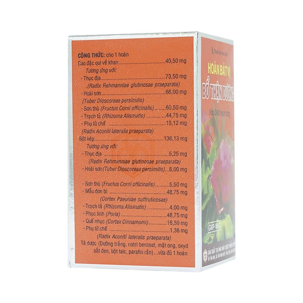 Hình ảnh Thuốc Hoàn Bát Vị Bổ Thận Dương OPC điều trị thận dương yếu, váng đầu, ù tai (240 viên)