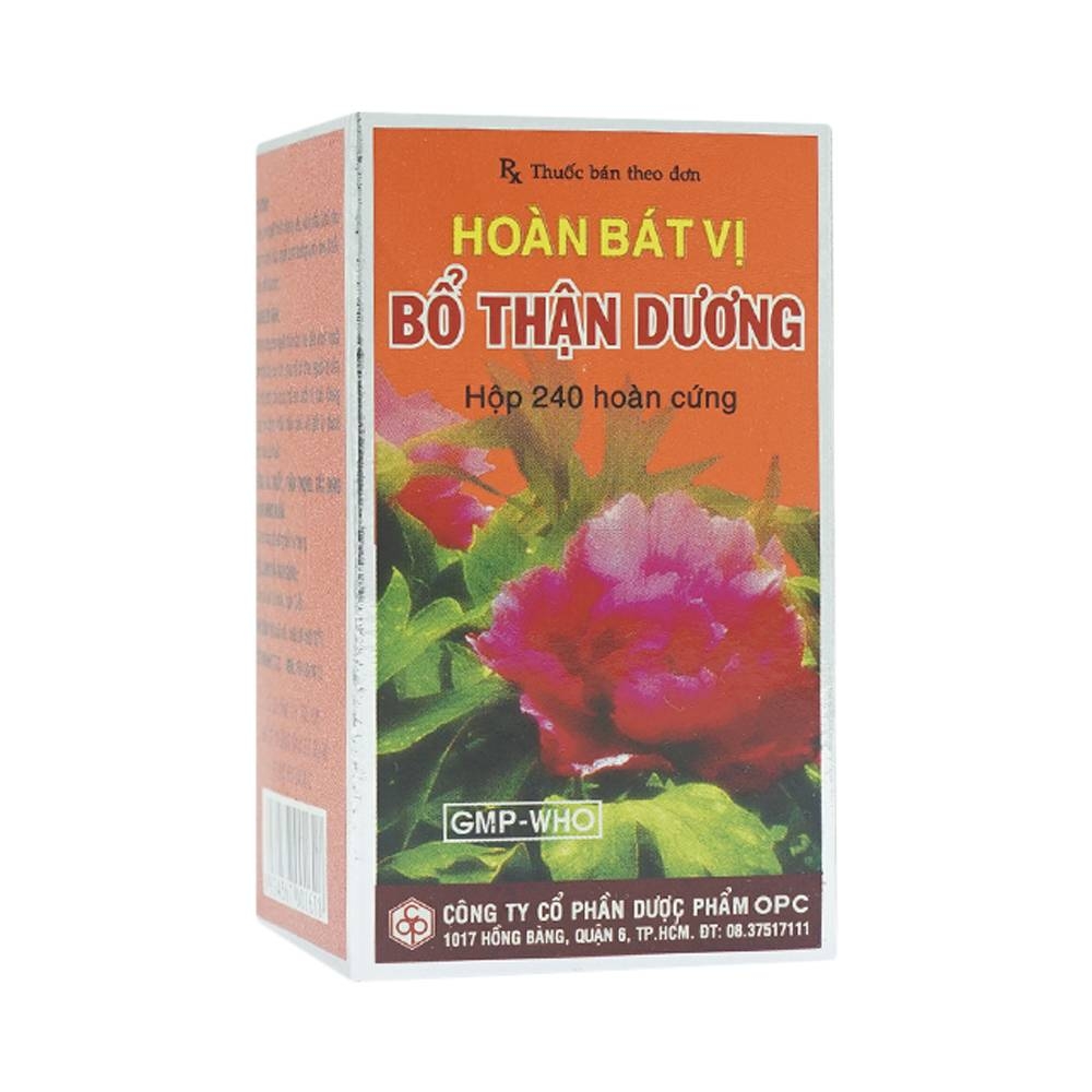 Hình ảnh Thuốc Hoàn Bát Vị Bổ Thận Dương OPC điều trị thận dương yếu, váng đầu, ù tai (240 viên)