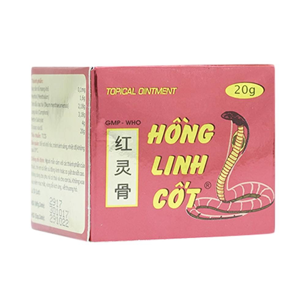 Hình ảnh Cao Hồng Linh Cốt Quapharco điều trị bệnh thấp khớp, viêm đau khớp (20g)