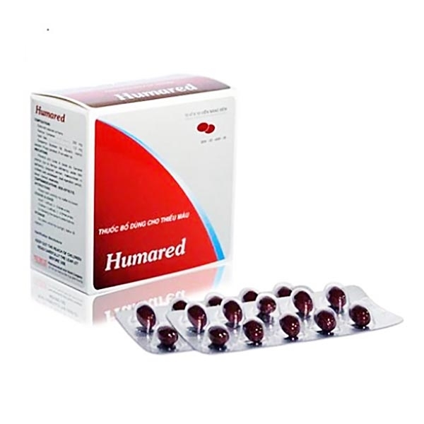 Hình ảnh Thuốc Humared Medisun bổ sung sắt, acid folic cho cơ thể (10 vỉ x 10 viên)