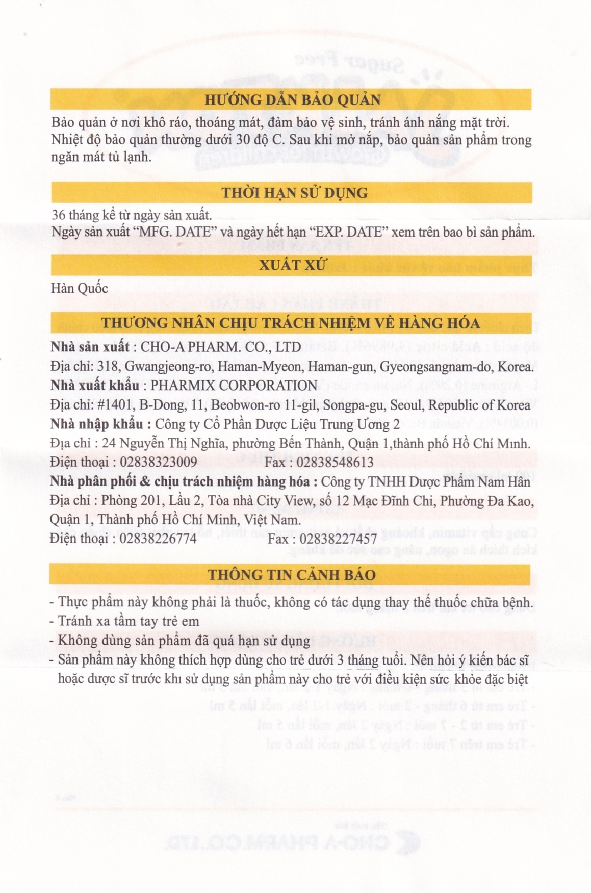 Hình ảnh Siro Jalkton Growth For Children Cho-A cung cấp vitamin, khoáng chất, axit amin (400ml)