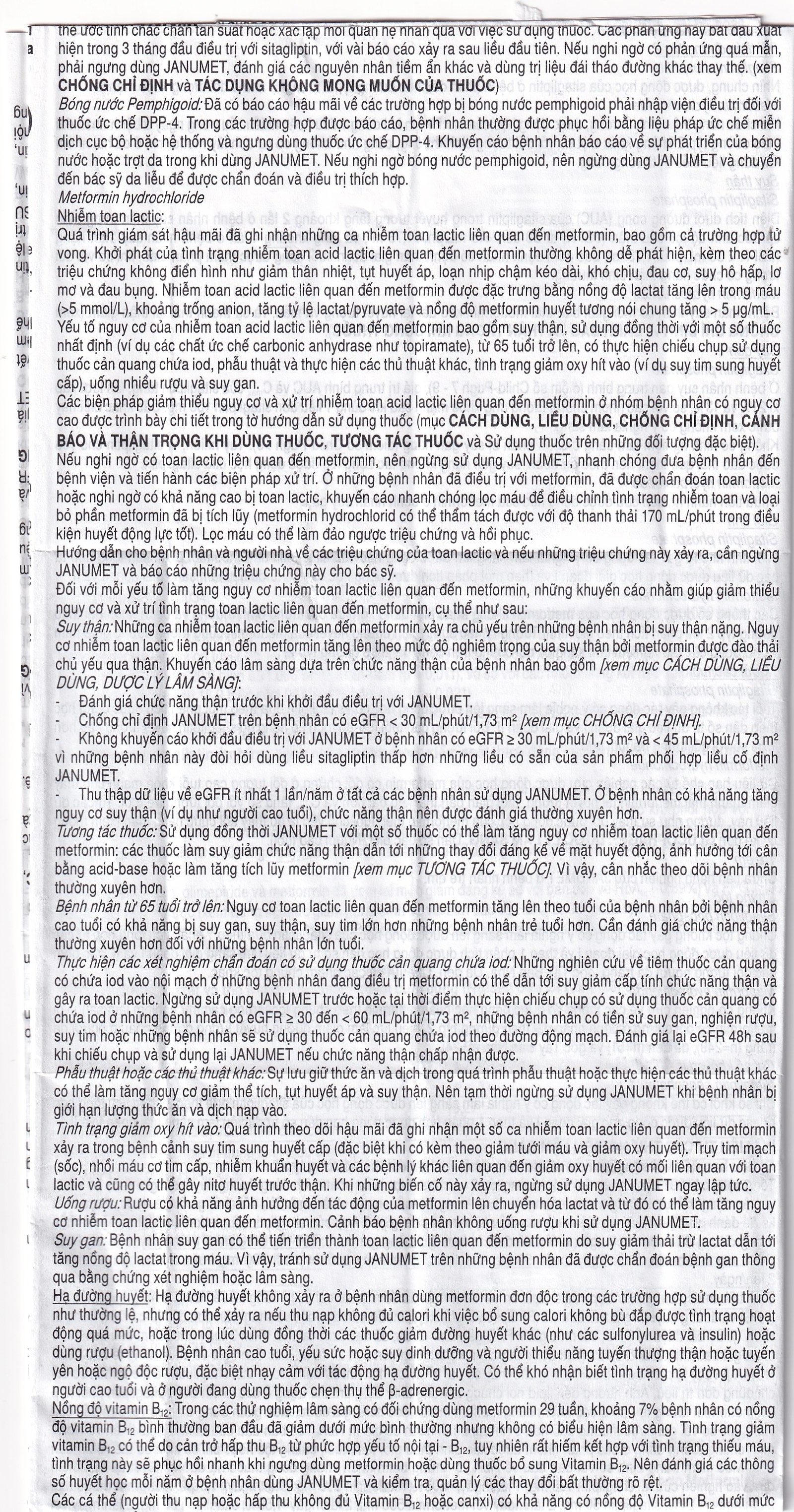 Hình ảnh Viên nén Janumet 50mg/500mg MSD điều trị đái tháo đường típ 2 (4 vỉ x 7 viên)