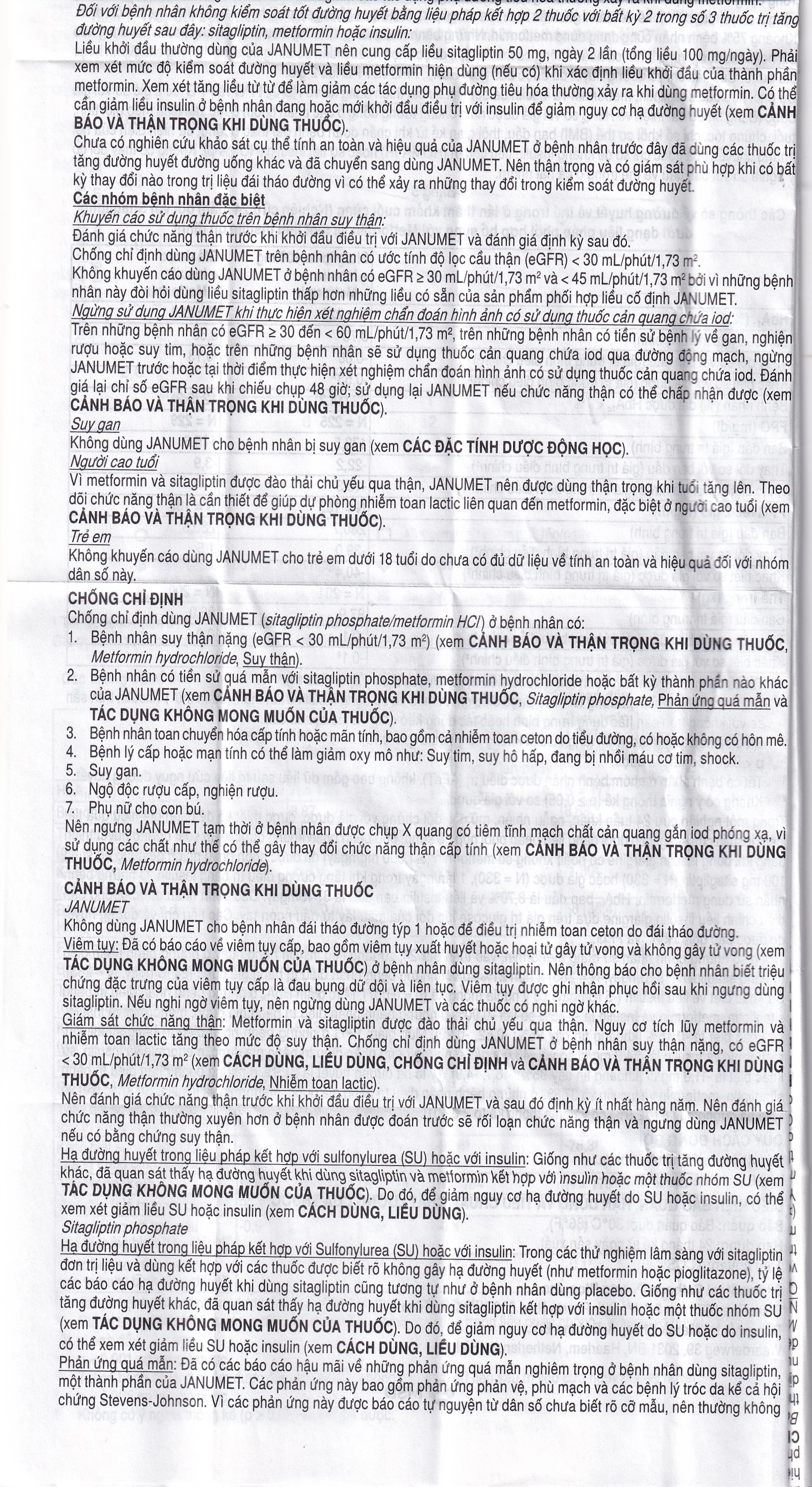 Hình ảnh Viên nén Janumet 50mg/500mg MSD điều trị đái tháo đường típ 2 (4 vỉ x 7 viên)