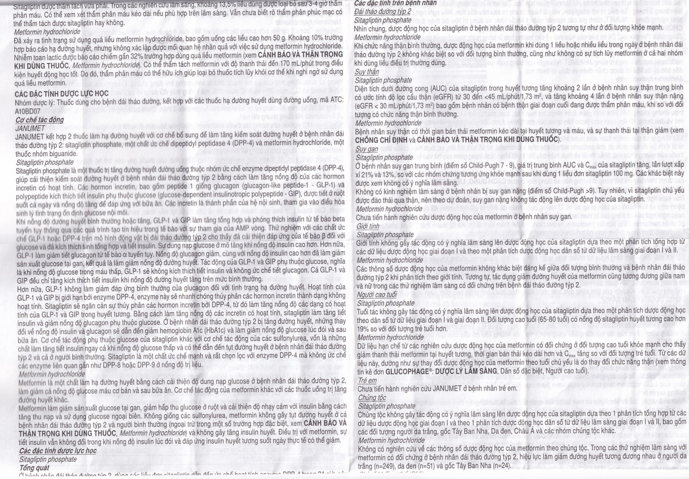 Hình ảnh Viên nén Janumet 50mg/850mg MSD điều trị đái tháo đường típ 2 (4 vỉ x 7 viên)