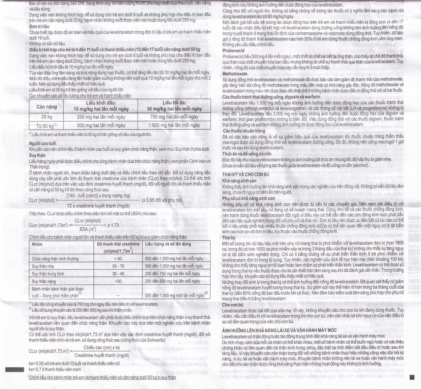 Hình ảnh Viên nén Keppra 500mg GSK điều trị các cơn động kinh cục bộ (6 vỉ x 10 viên)