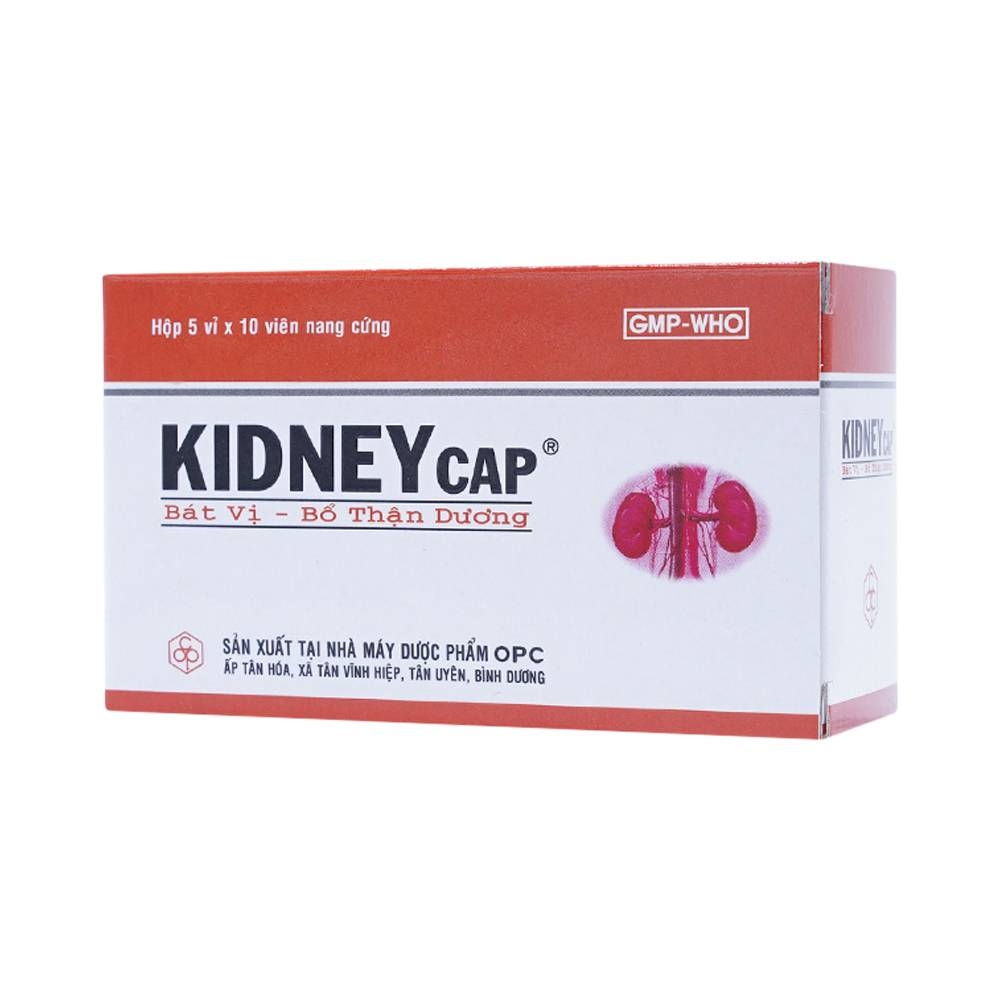 Hình ảnh Thuốc Kidneycap OPC bát vị, bổ thận dương dùng cho người váng đầu, ù tai (5 vỉ x 10 viên)