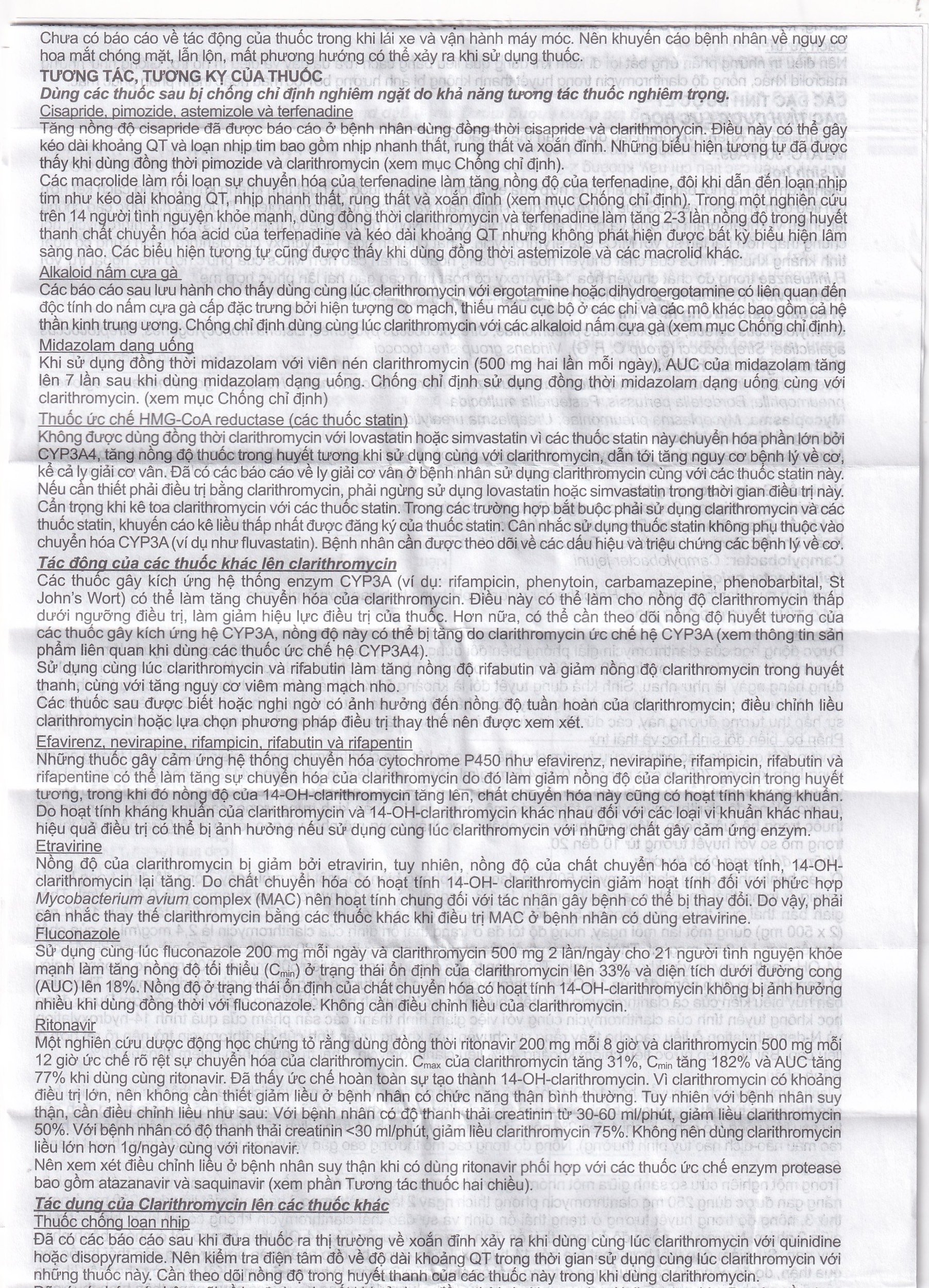 Hình ảnh Viên nén Klacid MR 500mg Abbott điều trị nhiễm trùng đường hô hấp (1 vỉ x 5 viên)