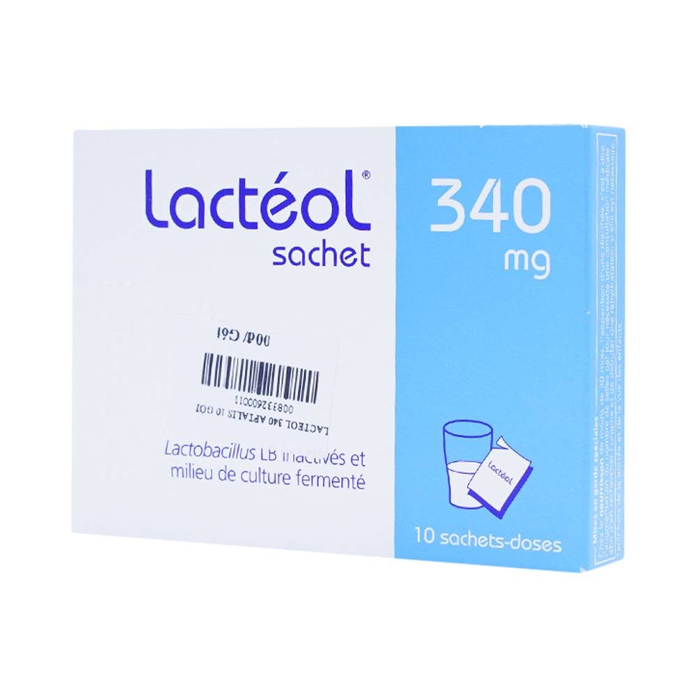 Hình ảnh Bột pha hỗn dịch uống Lactéol 340mg điều trị tiêu chảy (10 gói) 