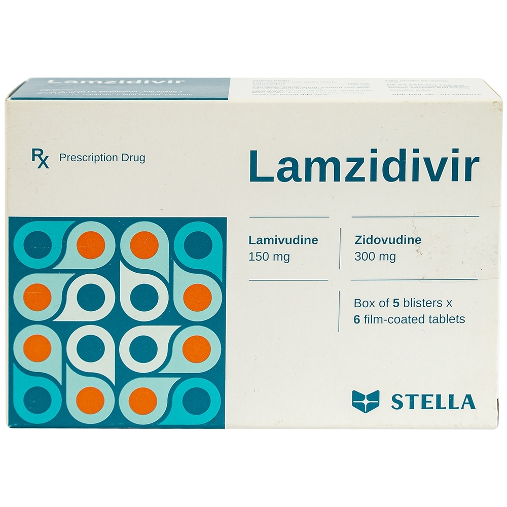 Hình ảnh Thuốc Lamzidivir Stella hỗ trợ điều trị nhiễm HIV (5 vỉ x 6 viên)