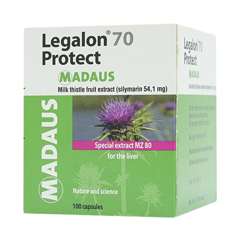 Hình ảnh Viên nang Legalon 70 Madaus điều trị bệnh gan, nhiễm độc gan (10 vỉ x 10 viên)