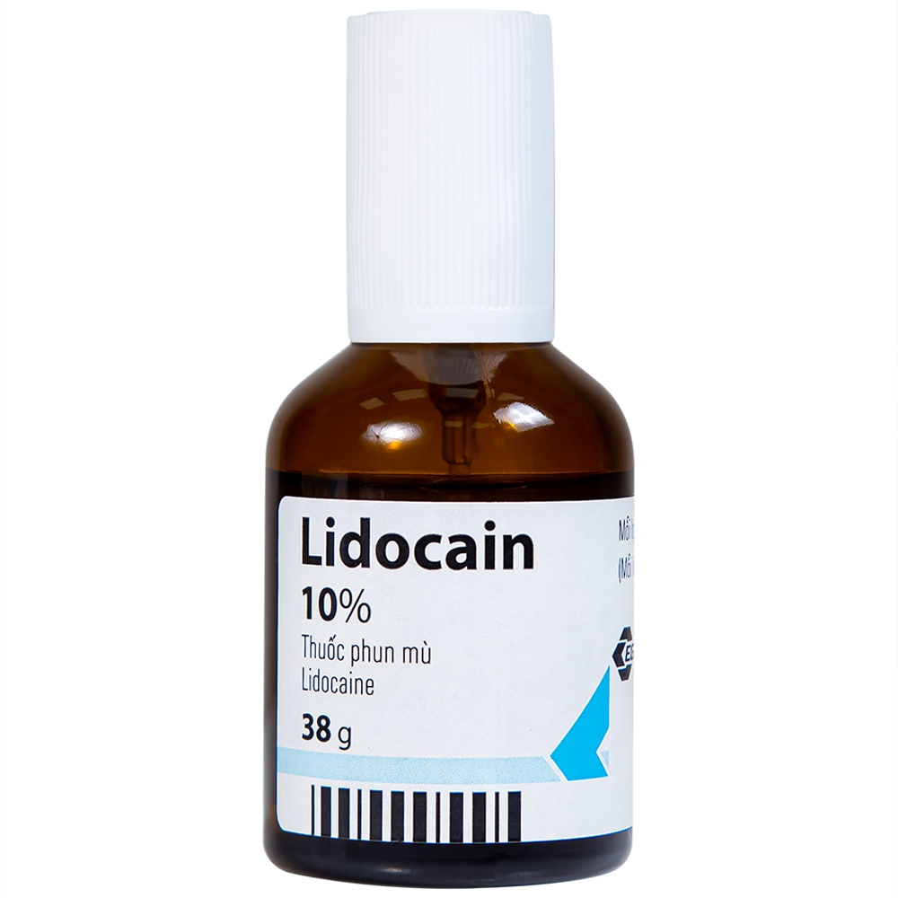 Hình ảnh Thuốc phun mù Lidocain 10% Egis dùng trong chỉ định gây tê tại chỗ (38g)