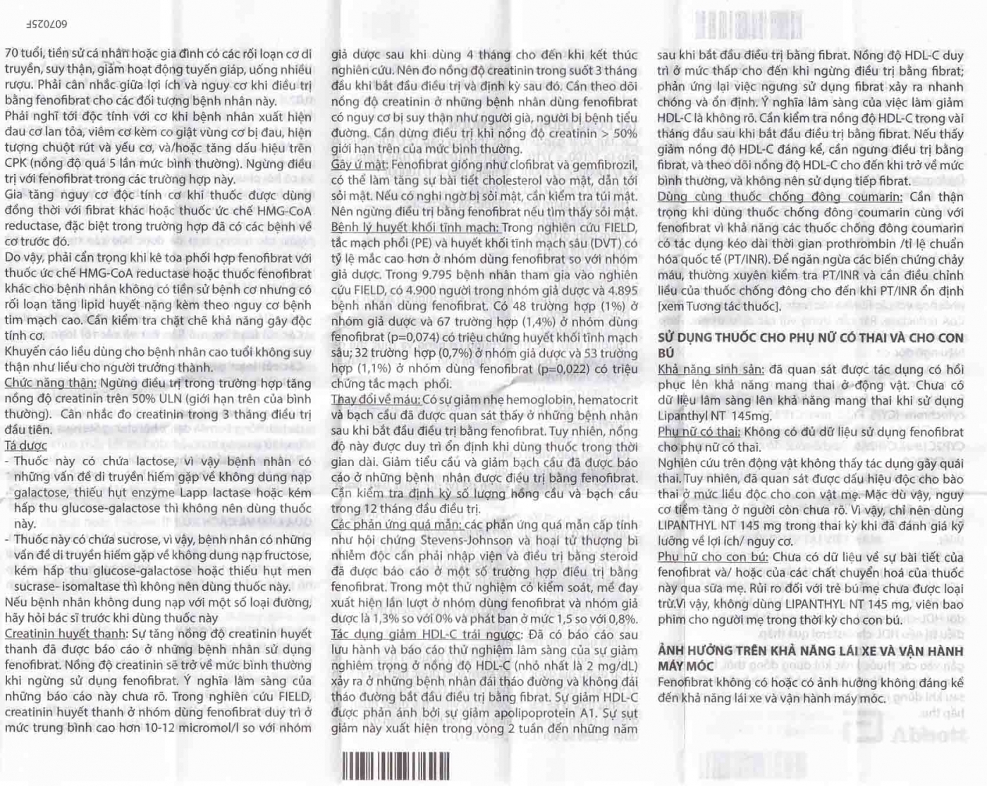 Hình ảnh Thuốc Lipanthyl NT 145mg Abbott hỗ trợ giảm cholesterol máu và tiến triển bệnh võng mạc đái tháo đường (3 vỉ x 10 viên)