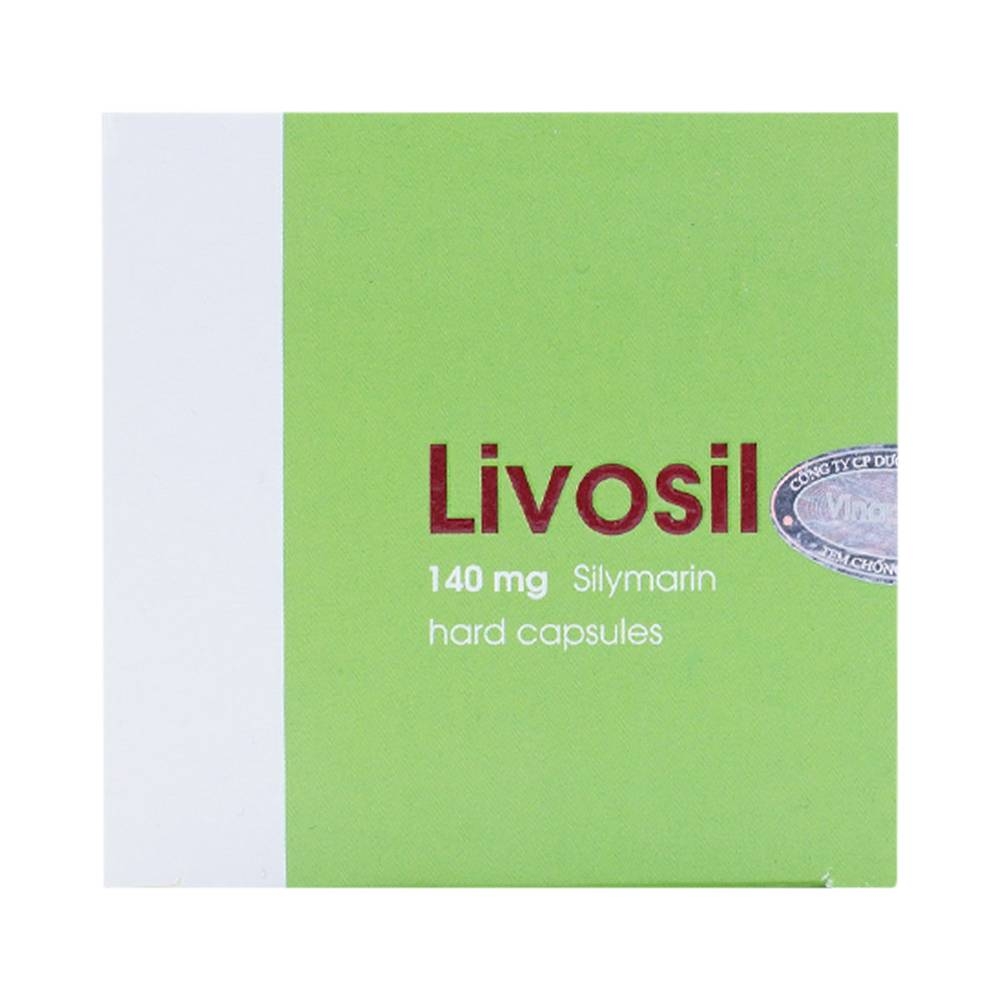 Hình ảnh Viên nang cứng Livosil 140mg aconitum hỗ trợ điều trị viêm gan mạn tính, xơ gan (8 vỉ x 15 viên)