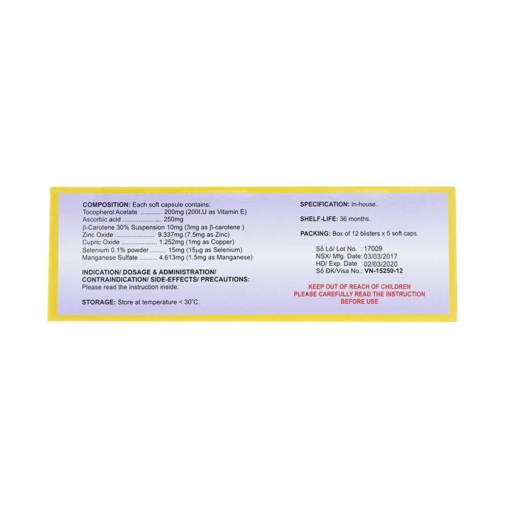 Hình ảnh Viên nang mềm Maecran Kolmar Pharma chống lão hóa, cung cấp vitamin (12 vỉ x 5 viên)